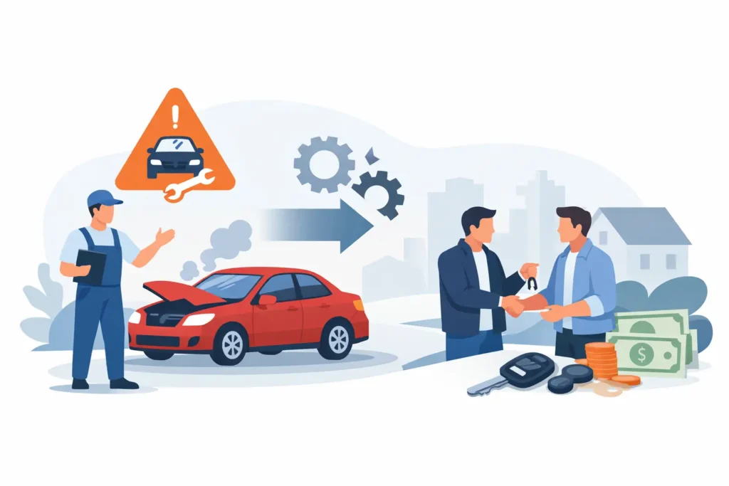 Sell Car With Failed WOF Without the Runaround